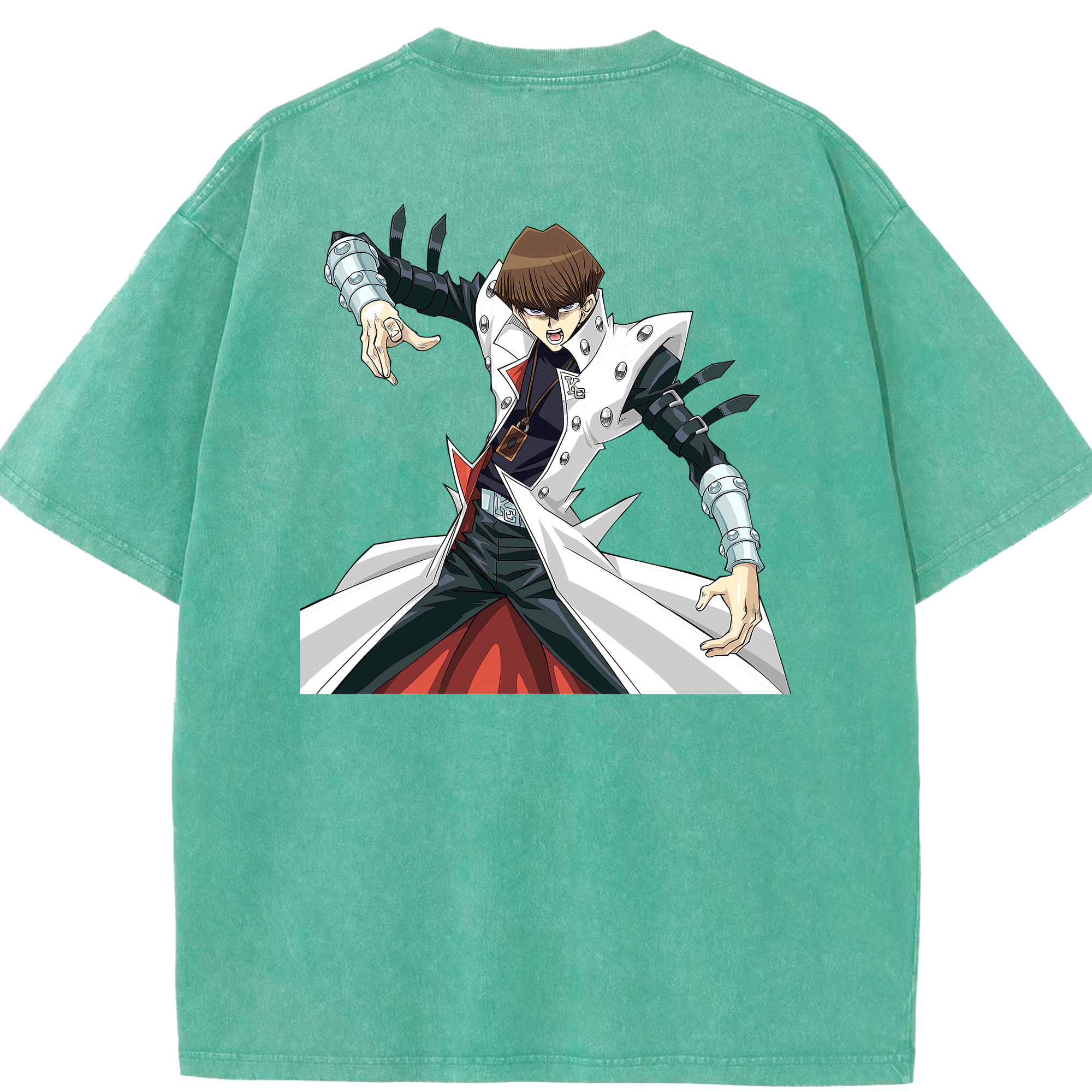 （画像用） 遊☆戯☆王 Yu-Gi-Oh! 綿100% ヴィンテージ風 半袖Tシャツ（背面プリント）